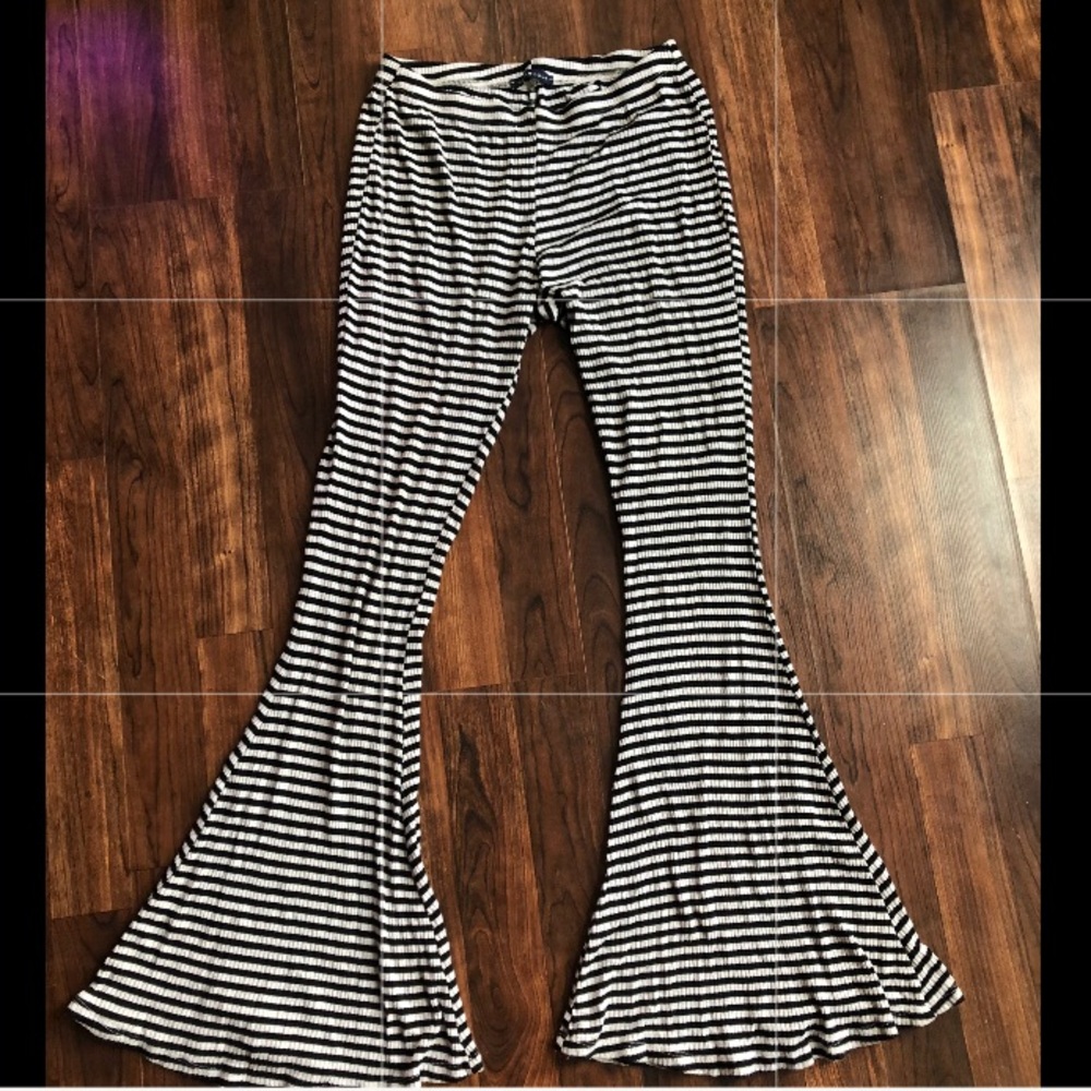 Striped bell bottoms